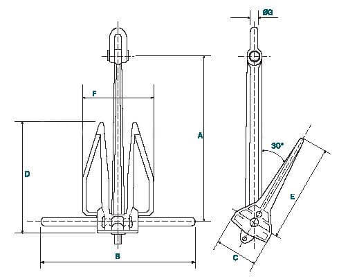 Danforth Anchor drawings