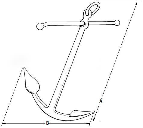 Kedge Anchor drawings